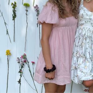 Free people babydoll gauze dress